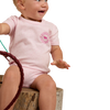 RINGERS WESTERN BABIES SHORT SLEEVE ROMPER - PASTEL PINK