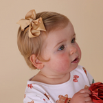 SNUGGLE HUNNY GOLD BOW HAIR CLIP