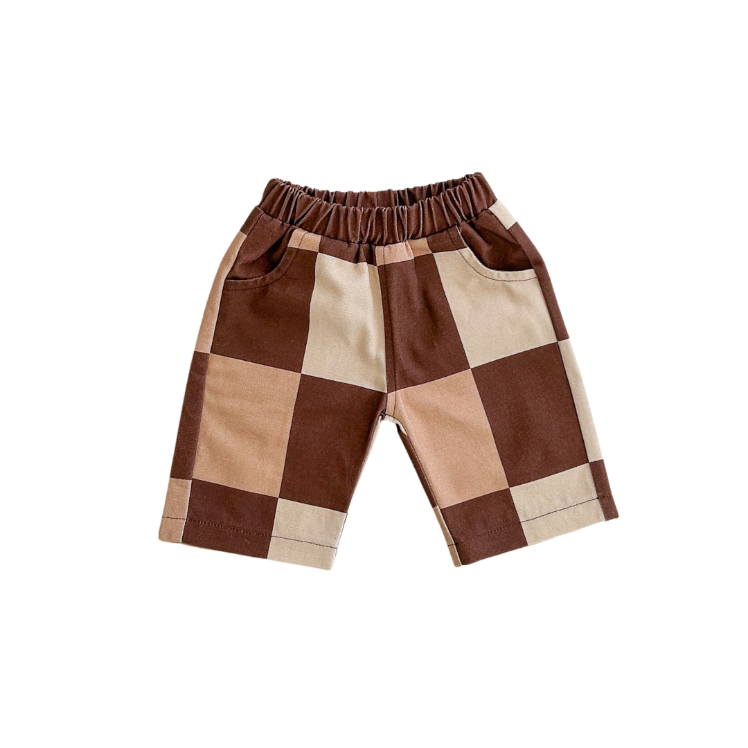 ZIGGY LOU CANVAS PANTS - CHECKS