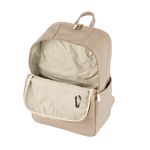 OIOI MULTITASKER NAPPY BACKPACK - OAT VEGAN LEATHER