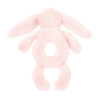 JELLYCAT BASHFUL PINK BUNNY RING RATTLE