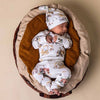 SNUGGLE HUNNY DIGGERS & TRACTORS ORGANIC GROWSUIT