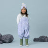 CRYWOLF RAIN OVERALLS - FLORAL PERIWINKLE