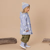 CRYWOLF PLAY JACKET - FLORAL PERIWINKLE