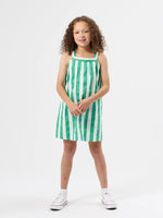 GOLDIE + ACE HAPPY STRIPE A-LINE DRESS