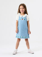 GOLDIE + ACE LAURA PUFF SLEEVE COLLAR T-SHIRT