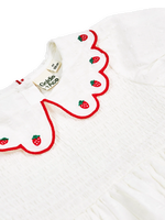 GOLDIE + ACE SWEET STRAWBERRY FLO SMOCKED DRESS