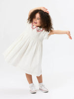GOLDIE + ACE SWEET STRAWBERRY FLO SMOCKED DRESS