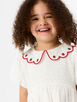 GOLDIE + ACE SWEET STRAWBERRY FLO SMOCKED DRESS