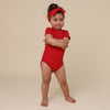 SNUGGLE HUNNY RED SHORT SLEEVE BODYSUIT