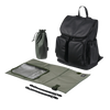 OIOI SIGNATURE NAPPY BACKPACK - BLACK WEATHERPROOF