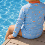 CRYWOLF BABY RASH VEST - FISH SCHOOL