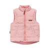 CRYWOLF REVERSIBLE ECO-VEST ROSE GINGHAM