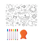 DISCOVERY ZONE - COLOUR IN PLACEMAT / SEALIFE