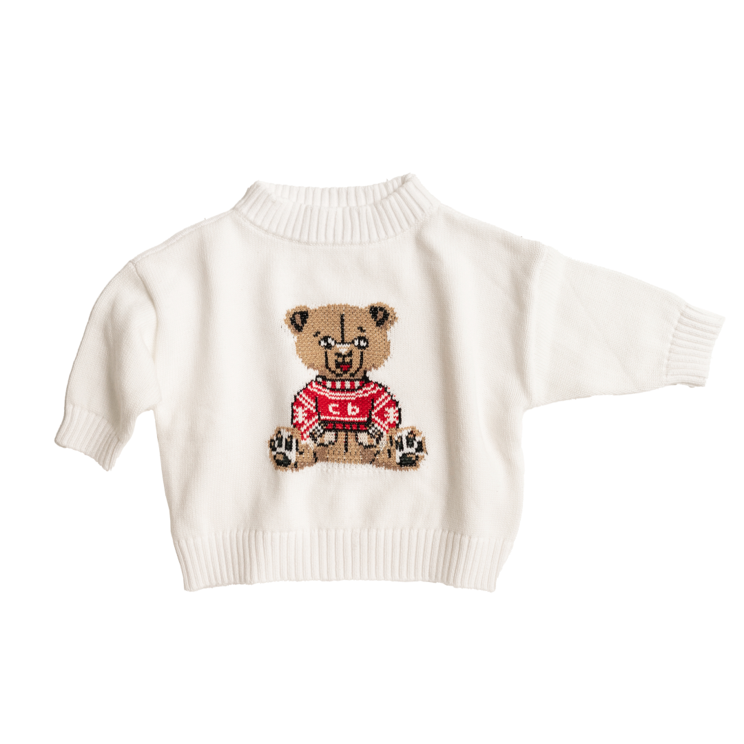 CINNAMON BABY TEDDY SWEATER