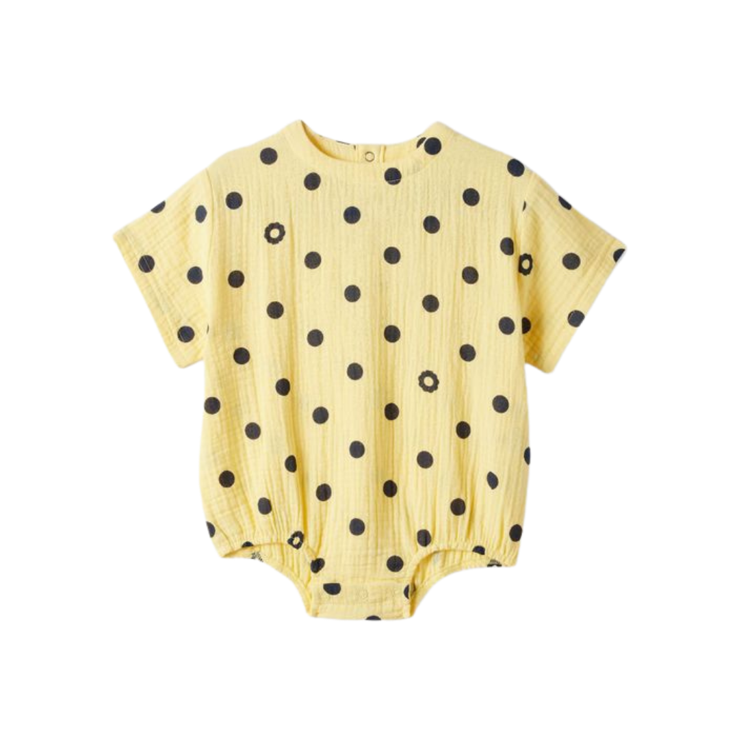 CUBBY VIVI ROMPER - BUTTER DOT
