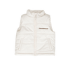 CINNAMON BABY PUFFER VEST -  CREAM