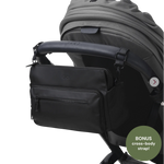 OIOI MULITASKER PRAM CADDY 2.0 - BLACK WEATHERPROOF