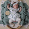 SNUGGLE HUNNY EDEN SHORT SLEEVE ORGANIC DRESS