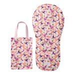 SNUGGLE HUNNY BLUSHING BEAUTY UNIVERSAL ORGANIC PRAM LINER