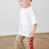 POSS & SOSS HEART FLARES IN LEOPARD