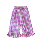 DEAR DARCY GINGHAM PANTS - PINK & YELLOW