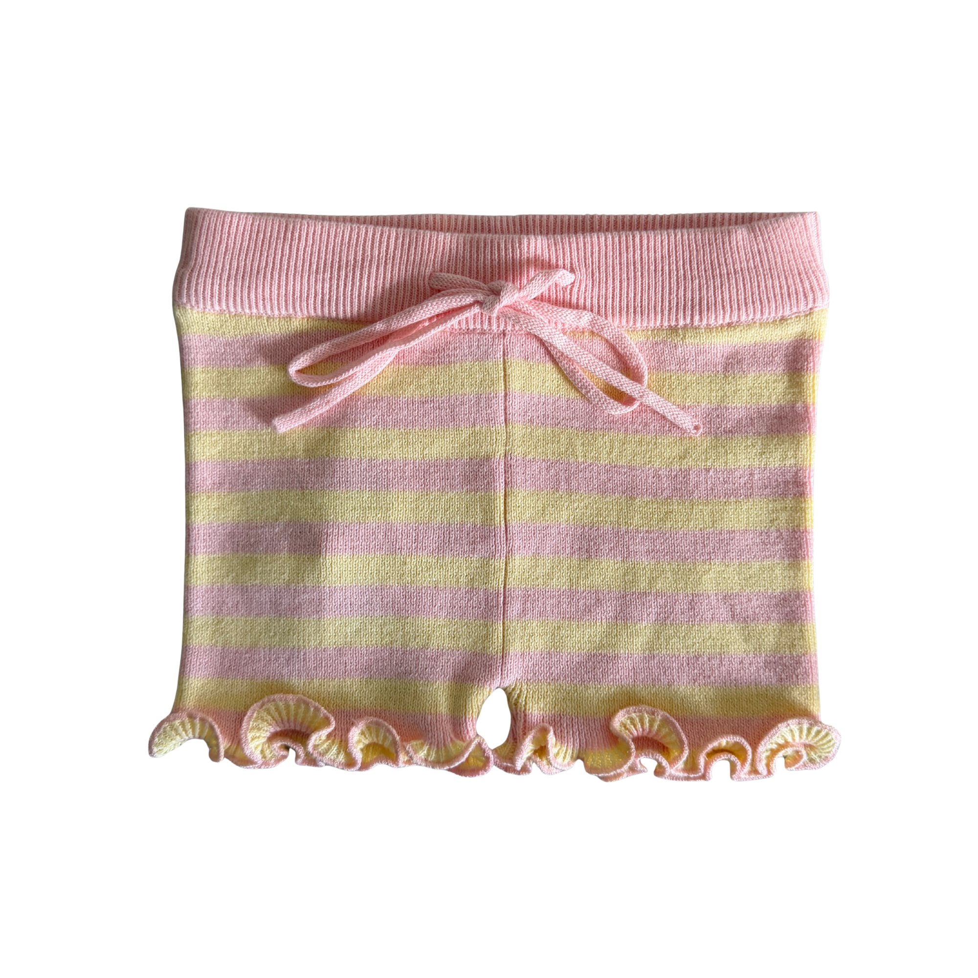 POSS & SOSS STRIPE SHORTS - PINK LEMONADE