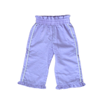 BABY O THE LABEL SIERRA PANT - LILAC GINGHAM