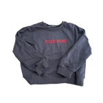 DEAR DARCY I'M EXTREME JUMPER - CHARCOAL & RED