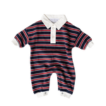 CINNAMON BABY CAMPUS LOUNGESUIT - NAVY STRIPE