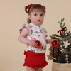 SNUGGLE HUNNY PRANCER & FRIENDS SHORT SLEEVE BODYSUIT WITH FRILL