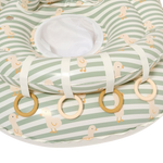 SUNNYLIFE INTERACTIVE BABY FLOAT DUCK SAGE STRIPE