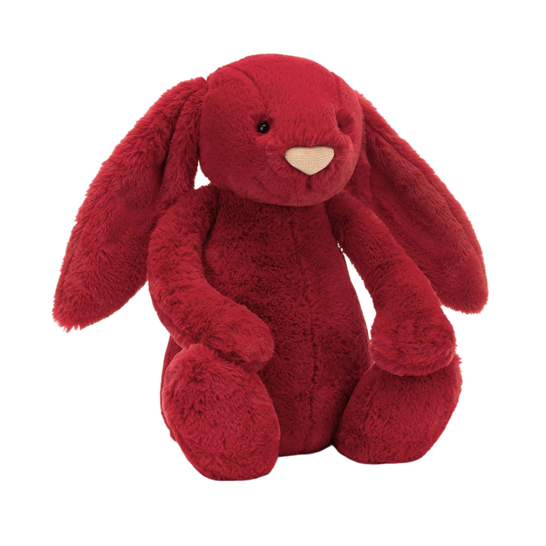 JELLYCAT BASHFUL LUXE BUNNY SCARLETT