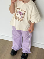 BABY O THE LABEL POSTMARK BOW T-SHIRT