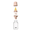 BIBS BABY BOTTLE BPA FREE PLASTIC LATEX - BLUSH