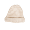 CINNAMON BABY CHUNKY BEANIE - CREAM