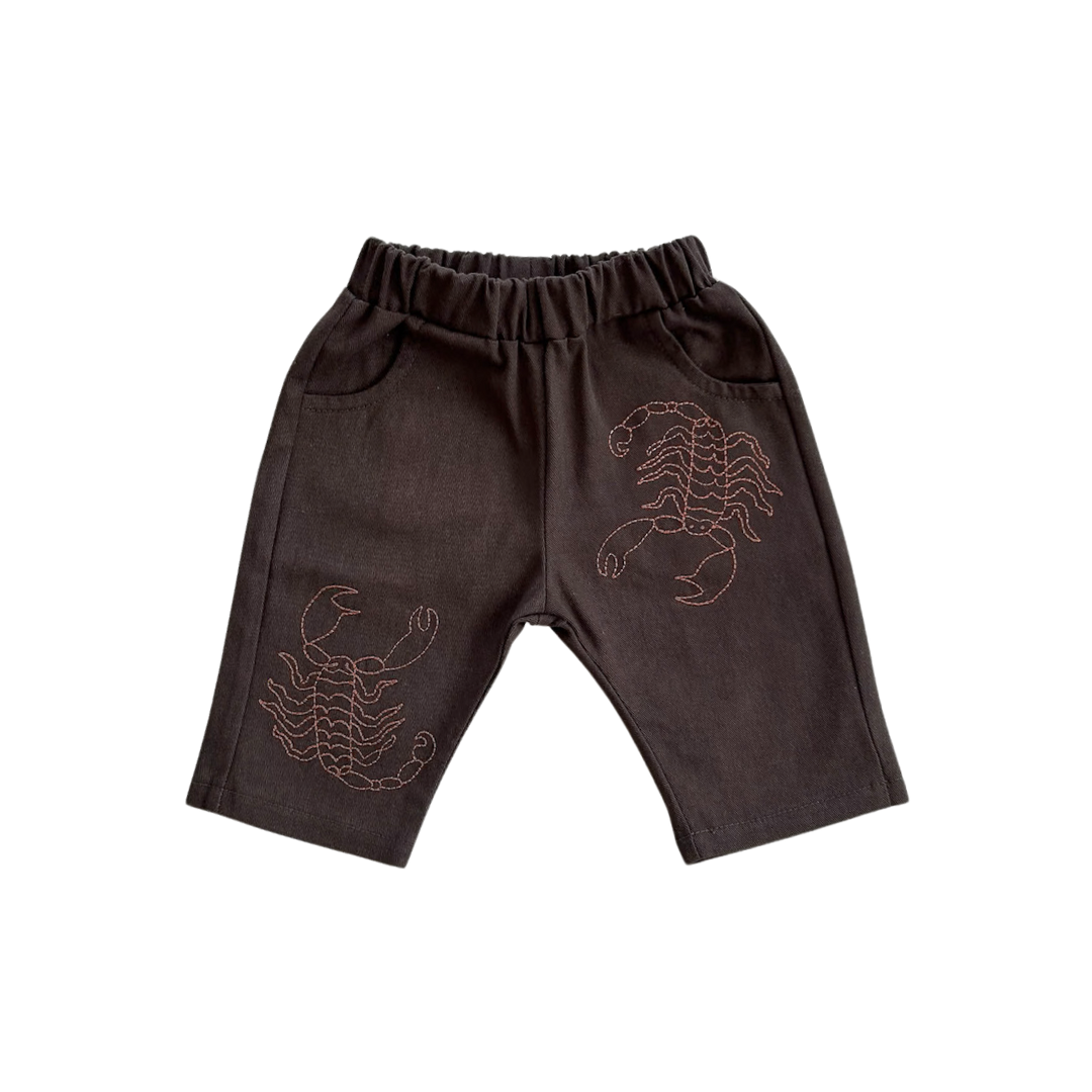 ZIGGY LOU CANVAS PANTS - SCORPIAN
