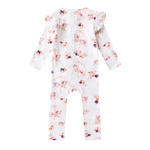 SNUGGLE HUNNY CAROUSEL SNUGGLESUIT CONVERTIBLE ROMPER WITH FRILL