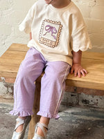 BABY O THE LABEL POSTMARK BOW T-SHIRT