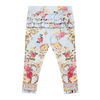 CAMILLA BABIES LEGGINGS WITH FRILL AND HEM - TILED IN TIME