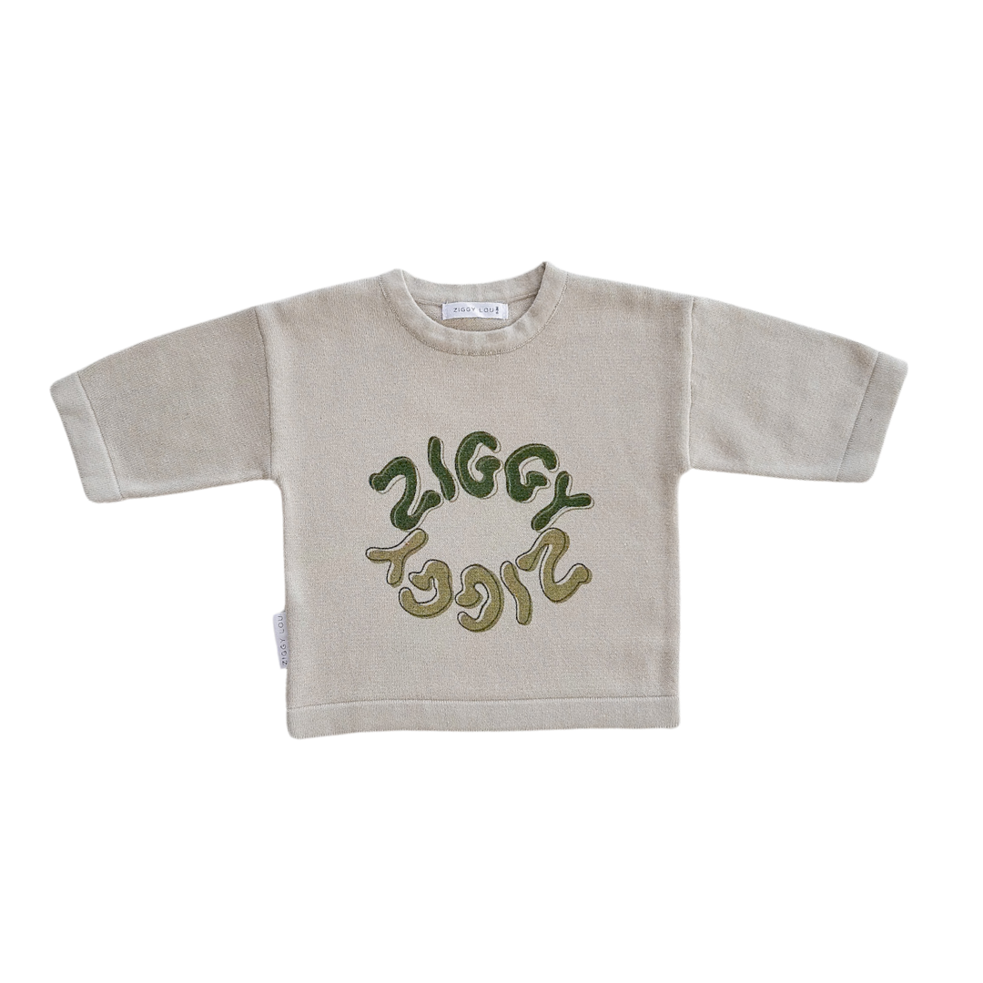 ZIGGY LOU LONG SLEEVE TEE - MOSS
