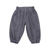 SOLL WOVEN COTTON BUBBLE PANTS - CHARCOAL