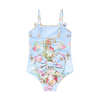 CAMILLA BABIES STRAIGHT NECK ONE PIECE WITH BOWS
