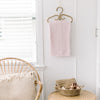 SNUGGLE HUNNY BLUSH PINK DIAMOND KNIT BLANKET