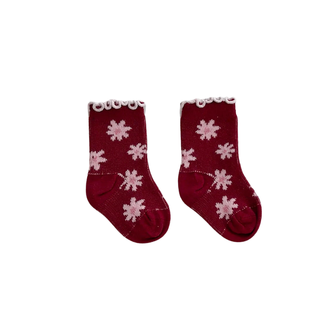 ZIGGY LOU SOCKS - LOLA (PLUM)