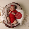 SNUGGLE HUNNY RED VELVET BOW