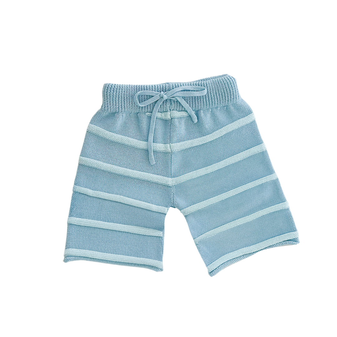 ZIGGY LOU  CROPPED PANTS - BLU