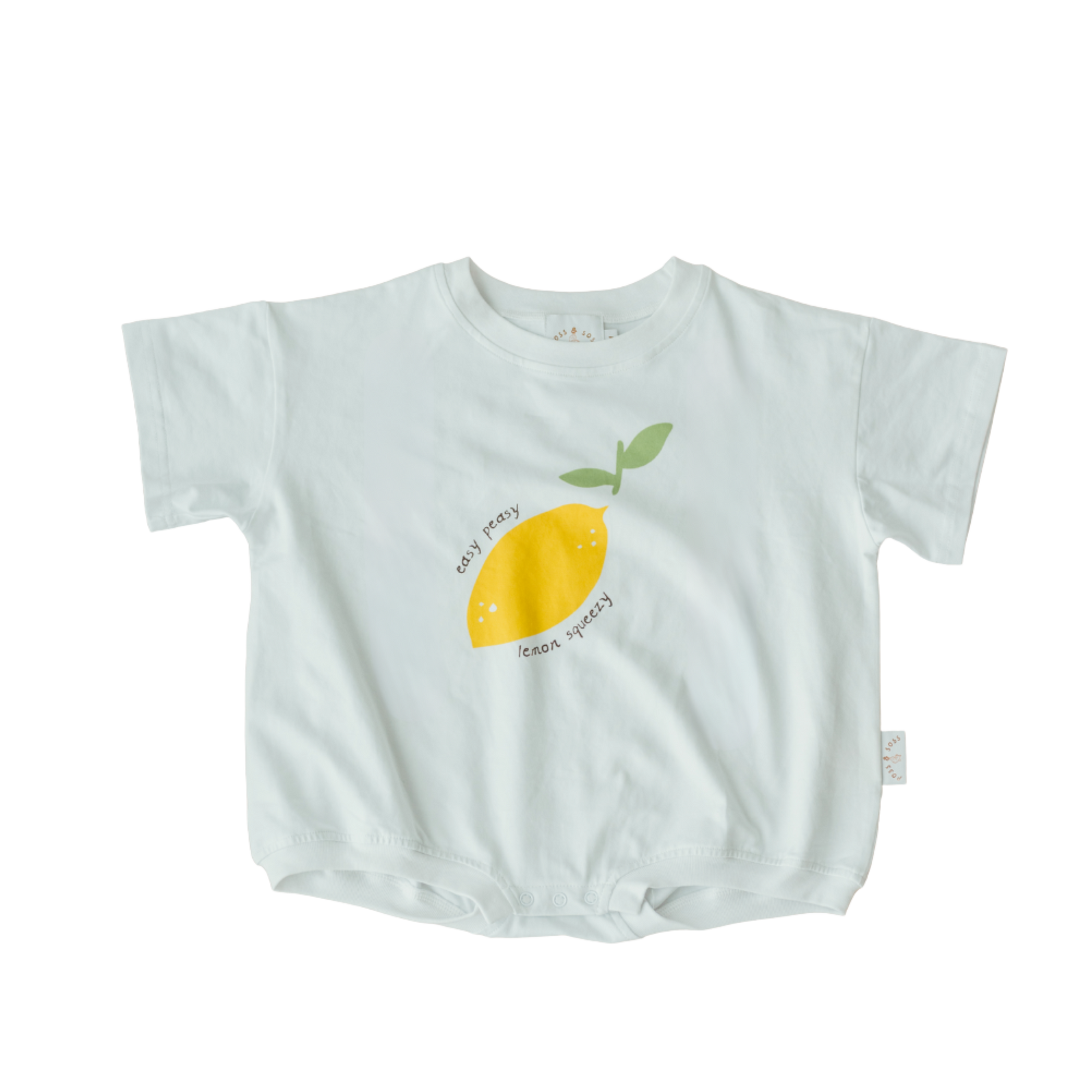 POSS & SOSS LEMON SQUEEZY OVERSIZED ROMPER