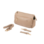 OIOI MULTITASKER PRAM CADDY 2.0 - OAT VEGAN LEATHER
