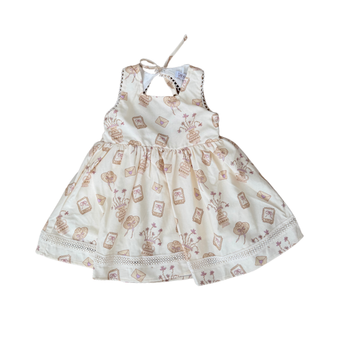 BABY O THE LABEL MALLORCA LINEN DRESS